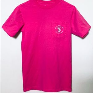 Southern Tide Hot Pink Graphic Tee
